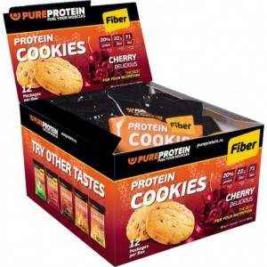 Диетическое печенье Protein Cookies Fiber 12 шт